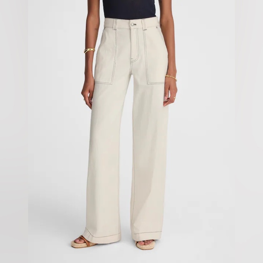 Madewell Superwide-Leg Utility Jeans in Vintage Canvas Size W32